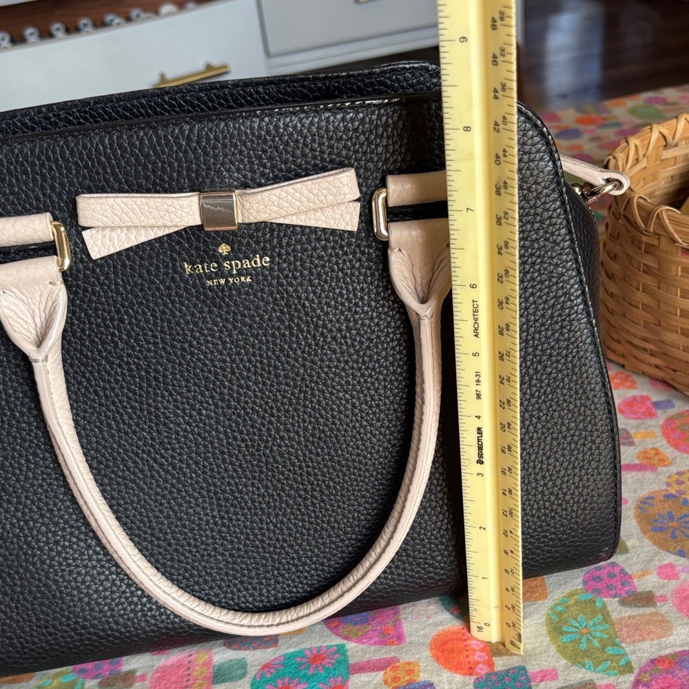 Kate Spade Black and White Satchel - Picture 10 of 11
